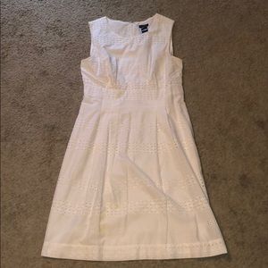 Ann Taylor White eyelet dress. New no tags
